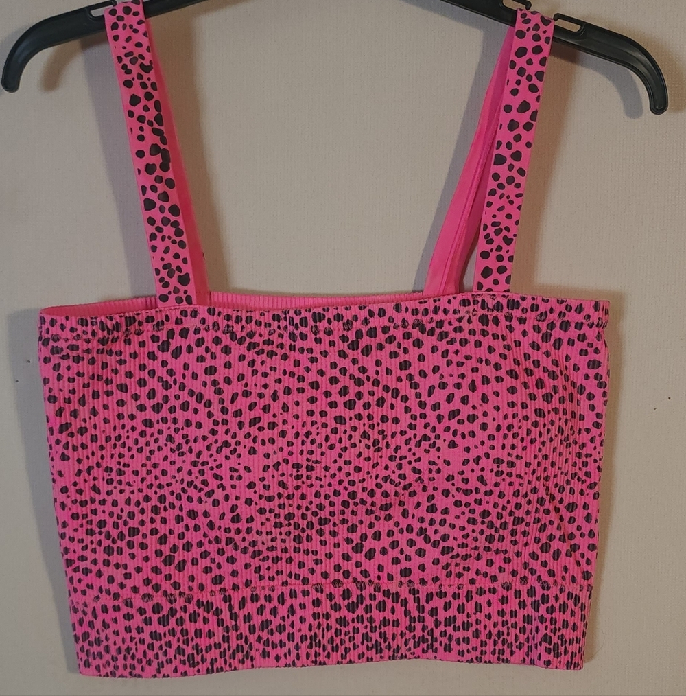 No Boundaries Pink Ribbed Top